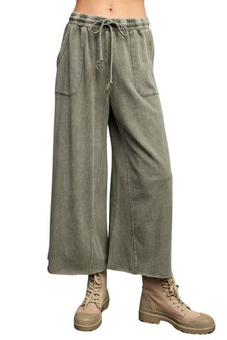 Easel sage wide leg pants