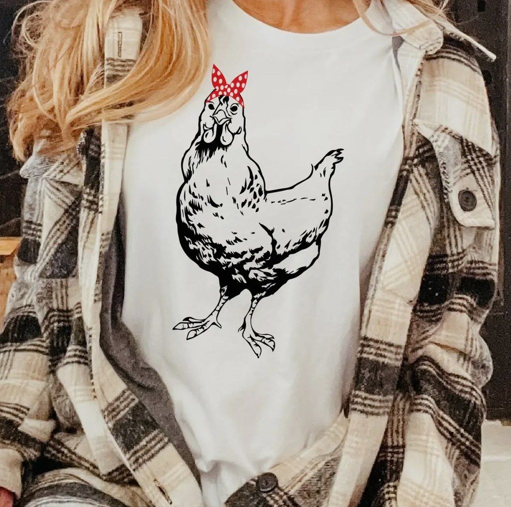 Par Tees Chicken Tshirt, Size: Small