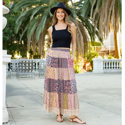 Young Threads Floral Skirt