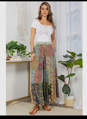 Young Threads patchwork pants