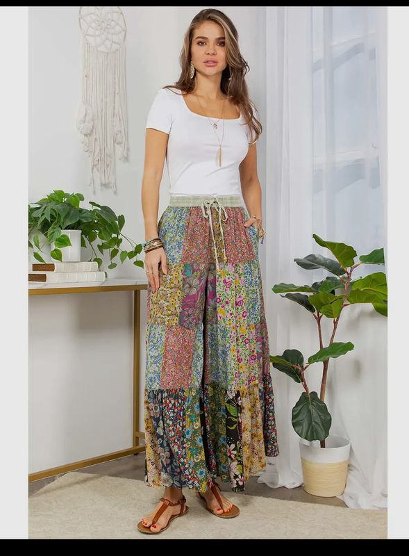 Young Threads patchwork pants