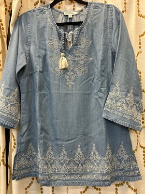 Paparazzi Denim Tercel Top