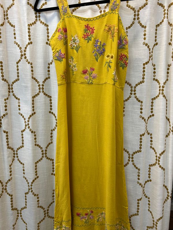 Paparazzi Linen EMB Bodice Dress