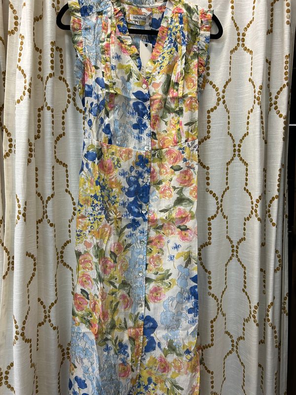Paparazzi Print Voile Dress