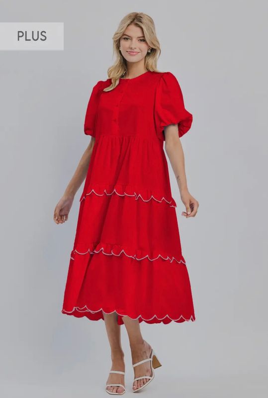 Oddi Bubble MIDI dress