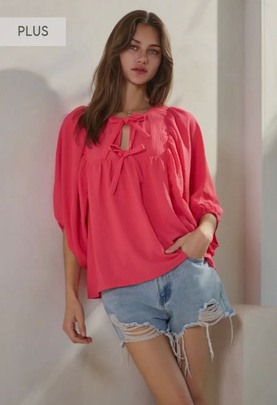 Oddi batwing 3/4 sleeve top