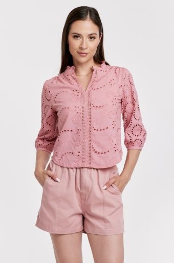 Another Love Alexandria blouse, Color: soft cherry, Size: XS
