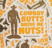Nash sticker , Color: Cowboy butts