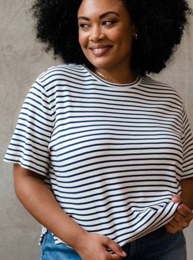 ABLE maria boxy tee