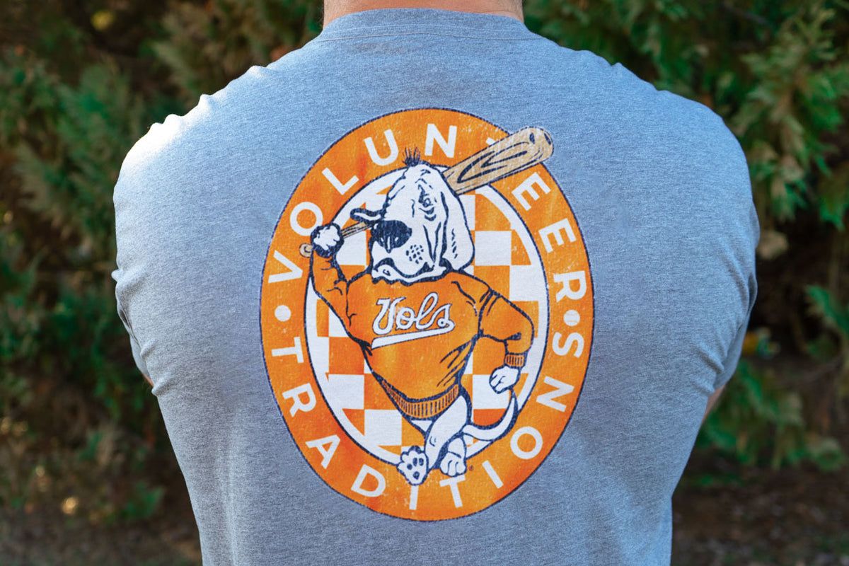 Vol traditions baseball tee small