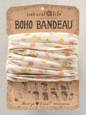 Natural Life bandeau, pastel floral