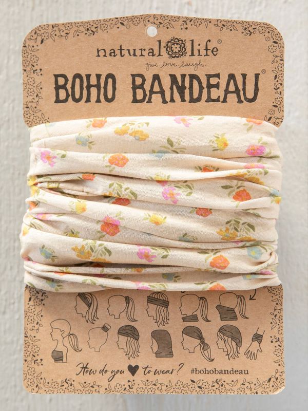 Natural Life bandeau, pastel floral