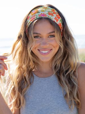 Natural Life bandeau, rainbow floral