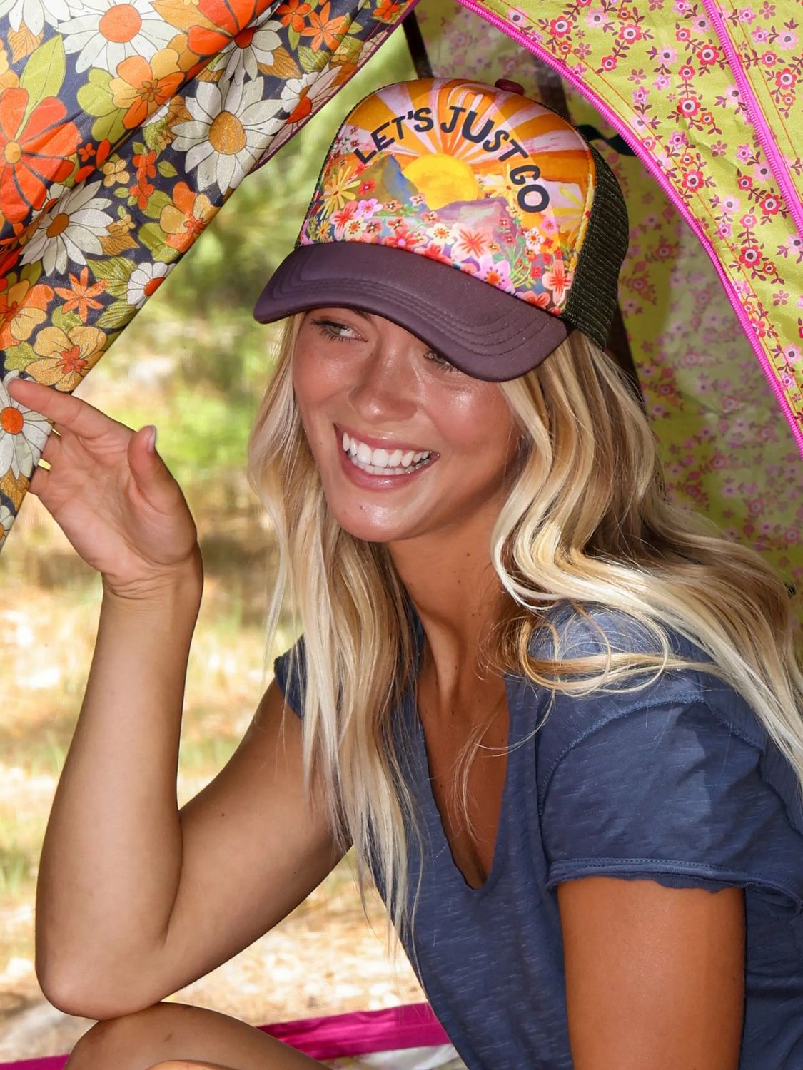 Natural Life Trucker hat , Color: Let’s Just Go