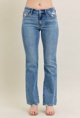 Judy Blue boot cut raw hem