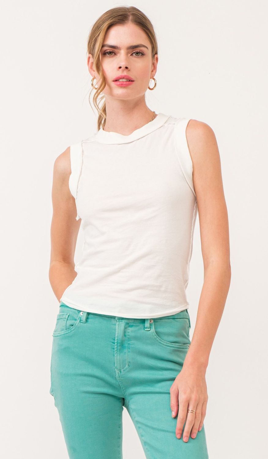 Dear John Zo Tank, Color: White, Size: S