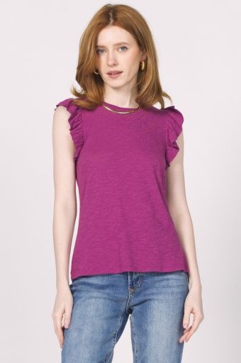 north, Color: radiant orchid, Size: S