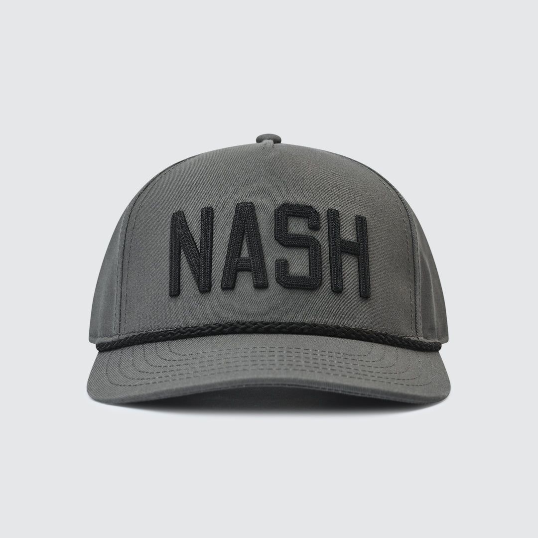 Nash Legacy Snapback, Color: Charcoal/Black