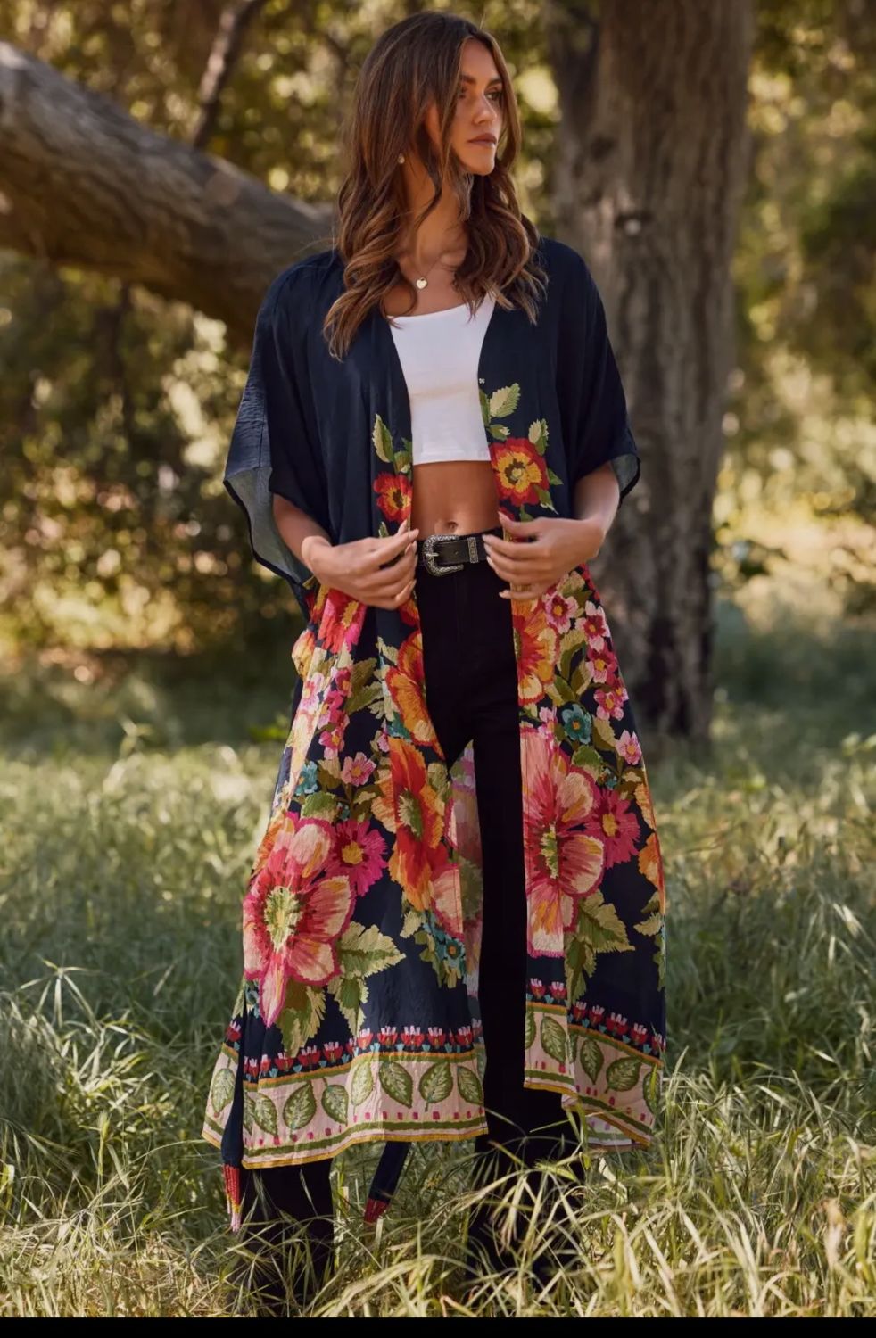 Oddi floral Kimono One Size