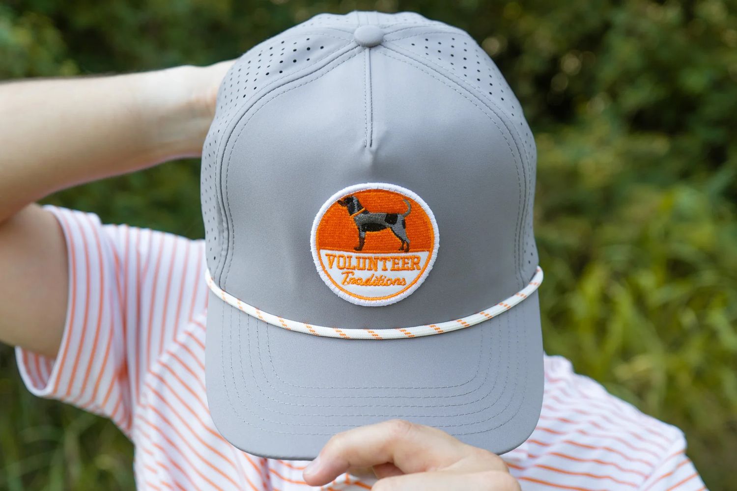 Volunteer Traditions Hats-Multiple Designs, Color: Charcoal, Size: BlueTick