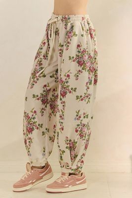 Veveret Printed French Terry Pants