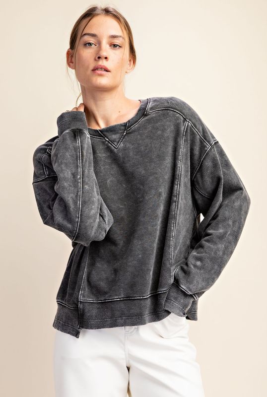 Rae Mode PFD French Terry Crew Neck Pullover