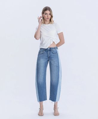 Flying Monkey Two Tone Barrel Jeans