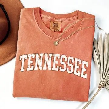 Refinery Number One Tennessee T-Shirt, Color: Burnt Orange, Size: s