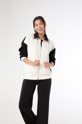 Coco + Carmen Hilarie Two Tone Zip
