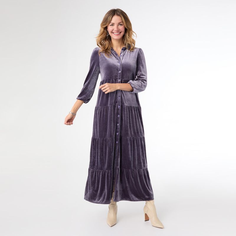 CoCo + Carmen Romance Imagined Velour Dress