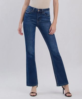 Vervet by Flying Monkey High Rise Bootcut Jeans T5351