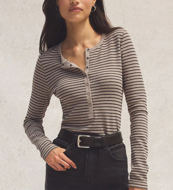Z Supply Stella Stripe Henley