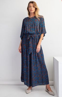 Easel Dolman Printed Romper