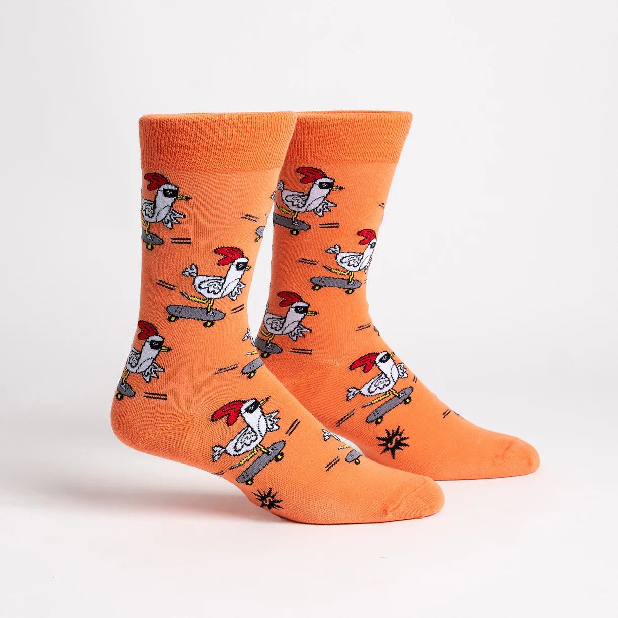 Sock it to me Men’s Crew, Color: Rad Chicken