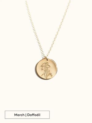 Able Bloom Birth month necklace