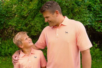 Volunteer Traditions Bluetick Checkerboard Kids Polo