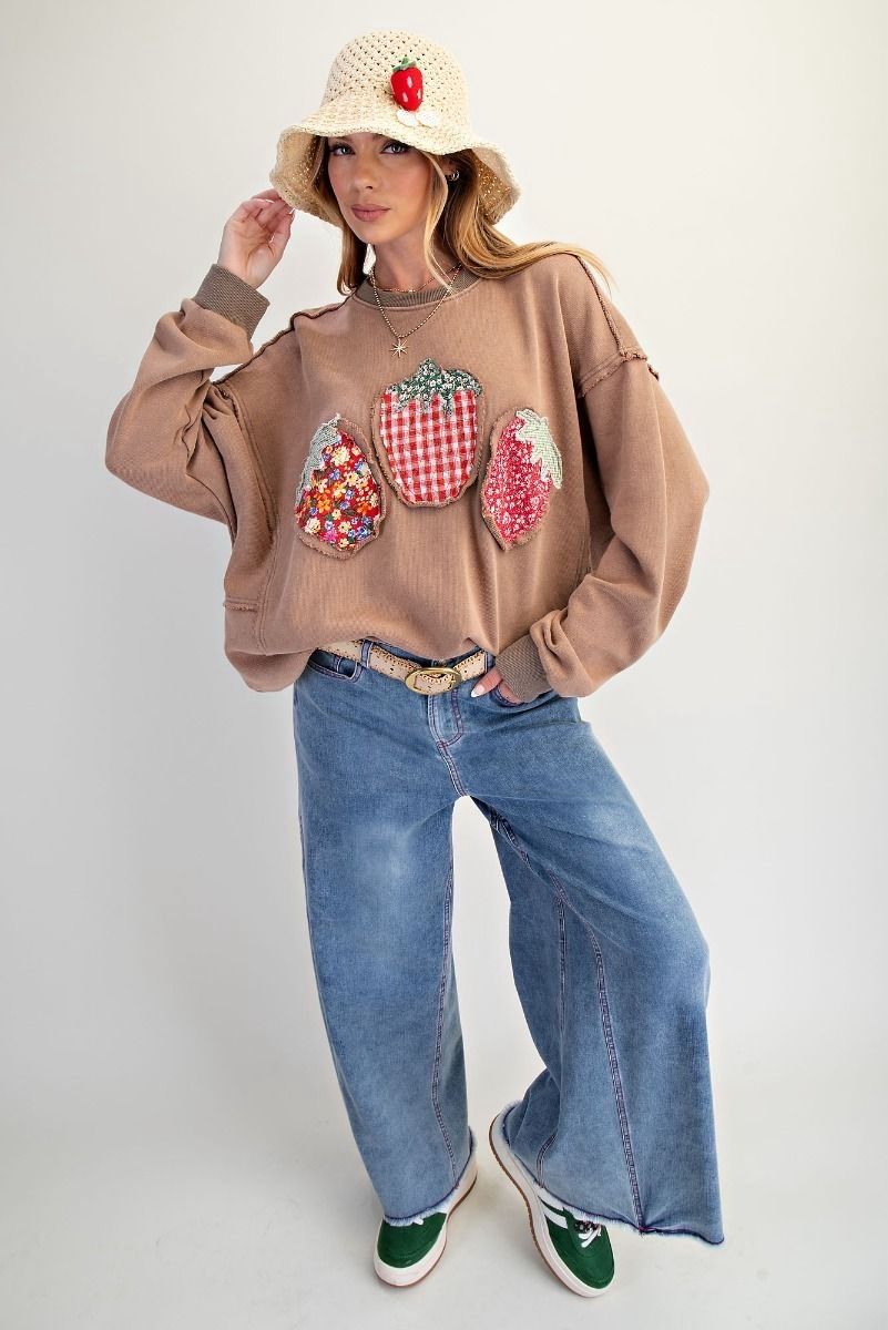 Long Sleeve Fruit Patch , Size: S