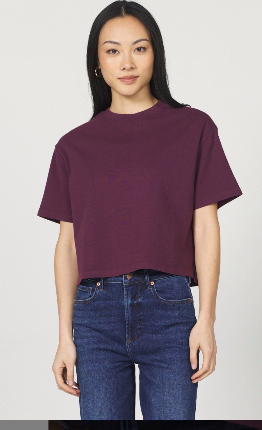 Dear John Maddox tee, Color: Fig, Size: S