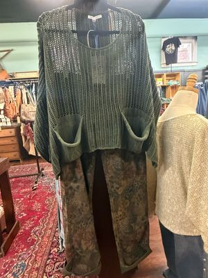 Tempo Crochet Knit Sweater