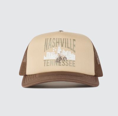 Nash Nashville Buckin Skyline Trucker Hat