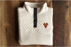 Volunteer Traditions UT Quilted Pullover, Color: Cream, Size: S