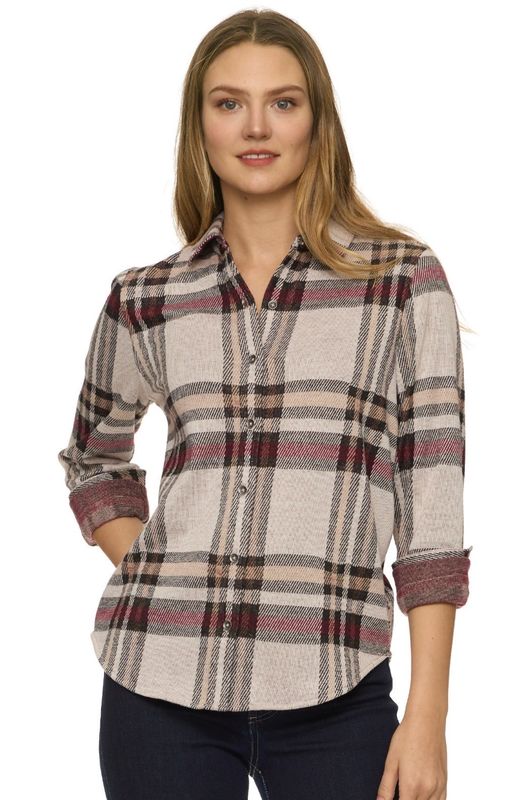 Flag &amp; Anthem Adelaide Long Sleeve Knit  Flannel