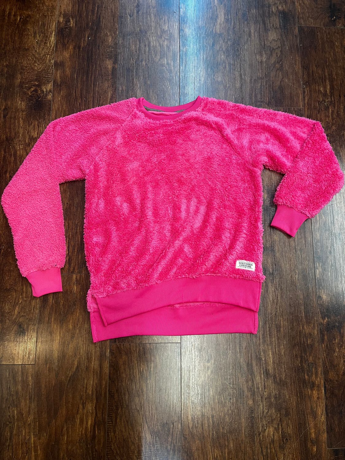 Southern Couture Pullover-Pink Lemonade , Size: S