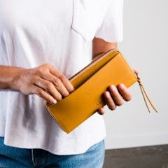 Able Large Zip Around Wallet