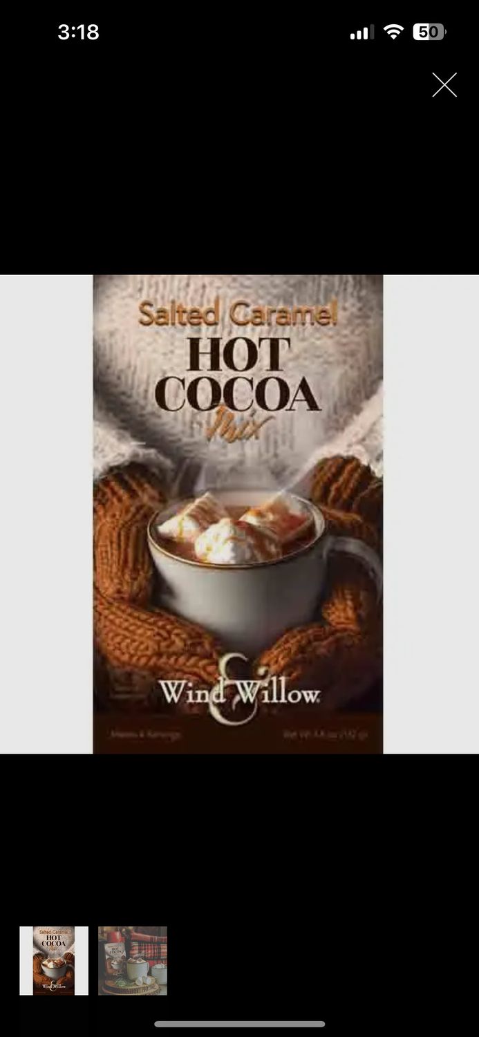 Wind &amp; Willow Hot Cocoa Mix, Size: Salted Caramel