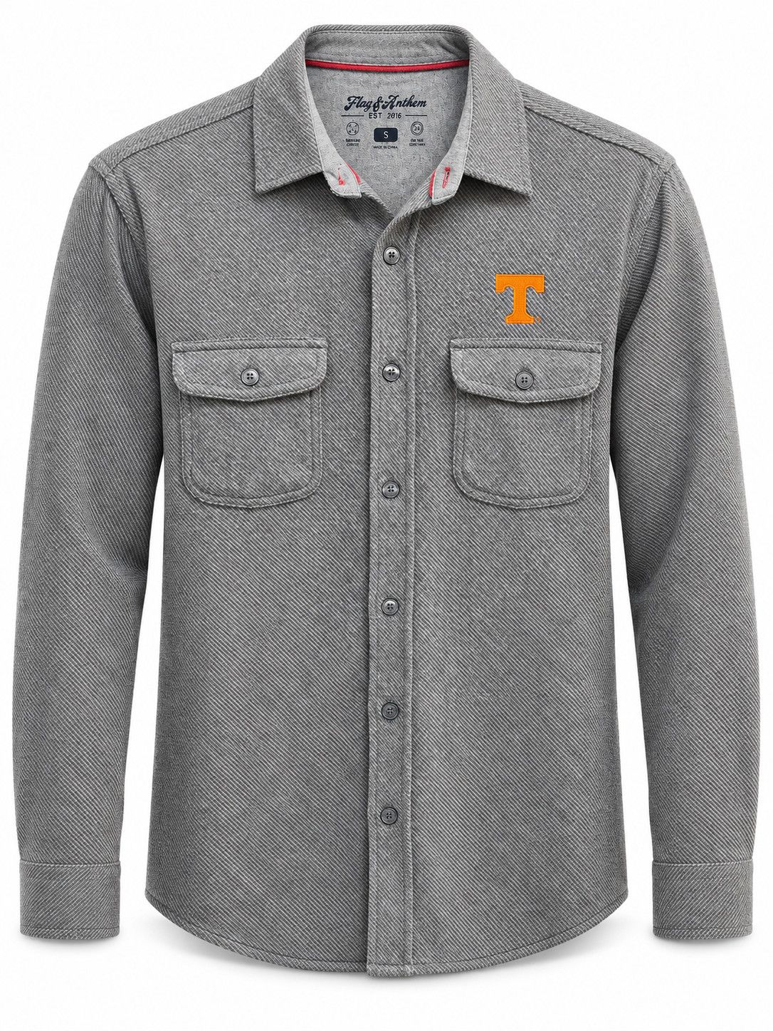 Flag &amp; Anthem Twill T Button Up , Size: S