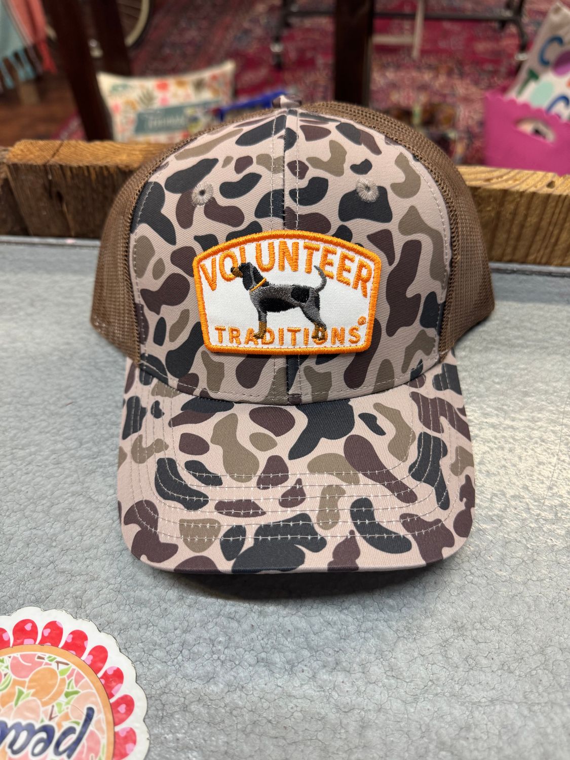 Volunteer Traditions Camo Bluetick Hat