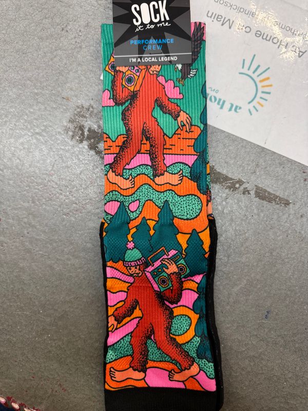 I’m a local legend-Bigfoot Sock it to me
