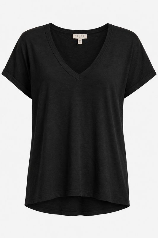 Tempo Paris Black Tee