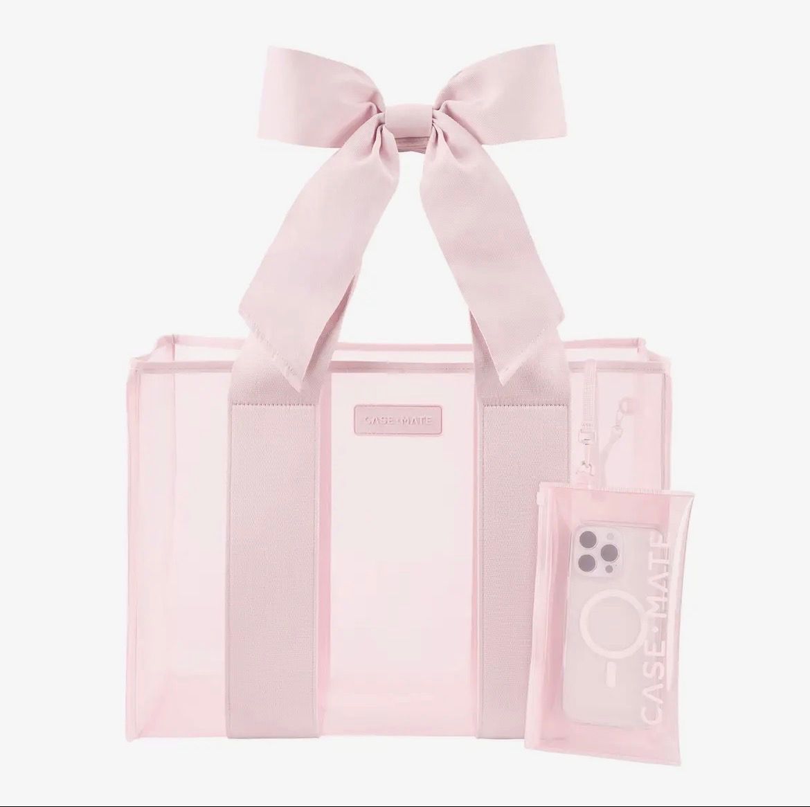 Case-Mate Tote Bag, Color: Pink Bow
